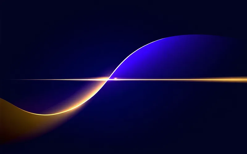 Abstract stylized accuracy-over-time visualization with a glowing amber threshold line and drift trigger marker on dark background